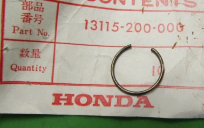 Clip de pasador de pistón Honda CT90 CL175 CB92 ATC90 SL90🔥13115-200-000🔥1 cuenta🔥 Nuevo de Lote Antiguo Foto 1 de 3
