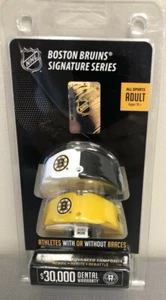 Boston Bruins BATTLE Athletic MouthGuard 2 Pack W/ Straps Sz Adult NEW NHL - Picture 1 of 2
