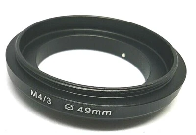 MARKENLOS 49mm M4/3 Makro Umkehrring Reverse für Micro Four Thirds MFT Mount Retroadapter