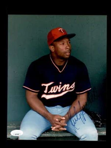 Kirby Puckett JSA Certed Signed 8x10 Photo Autographed Twins - Picture 1 of 2