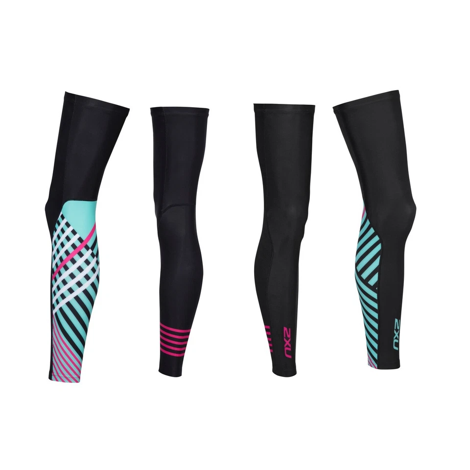 Novo 2XU Cycle Leg Warmers Pequeno Preto BLK/CCA UC4916b - Térmico e Respirável - Imagem 1 de 1