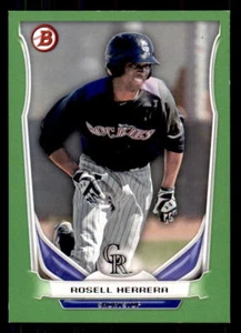 2014 Bowman Draft Top Prospects Green #TP21 Rosell Herrera RC #/75 (ref 15795) - Picture 1 of 2