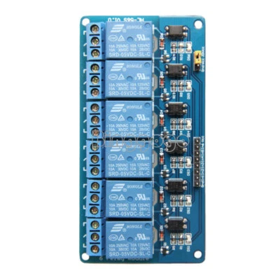 1PCS 6 Channel 5V Relay Board Module Optocoupler LED for Arduino PiC ARM AVR - Bild 1 von 4