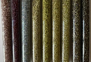 Size 15 Japanese Seed Beads 4” Tube - Multiple Colors - Picture 1 of 9