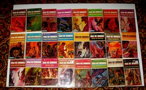 COMPLETE Burroughs TARZAN ballantine pb #1-24 ERB jungle action - Picture 1 of 8