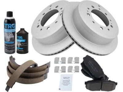 For Lexus LX570 Brake Pad Rotor Shoe Drum Kit 32881PGVC - Image 1 of 2