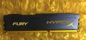 HyperX Fury RAM PC3-12800 DDR3 1600MHZ 8 GB HX316C10FK2/16 Blue - Picture 1 of 2