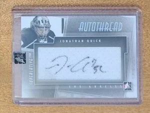 JONATHAN QUICK 2012/13 ITG SUPERLATIVE AUTO THREAD SILVER /9 JERSEY/AUTO AT-JQ - Picture 1 of 7