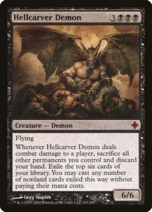 MTG - Hellcarver Demon - Rise of the Eldrazi - Magic the Gathering - Picture 1 of 1