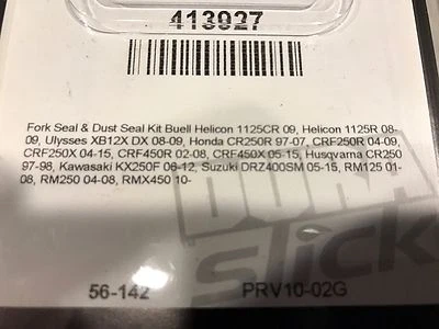 Kit de vedação de garfo MSR 56-142 1125cr 1125r Cr250r Crf250r Crf250x Crf450r Kx250f Drz - Imagem 1 de 2