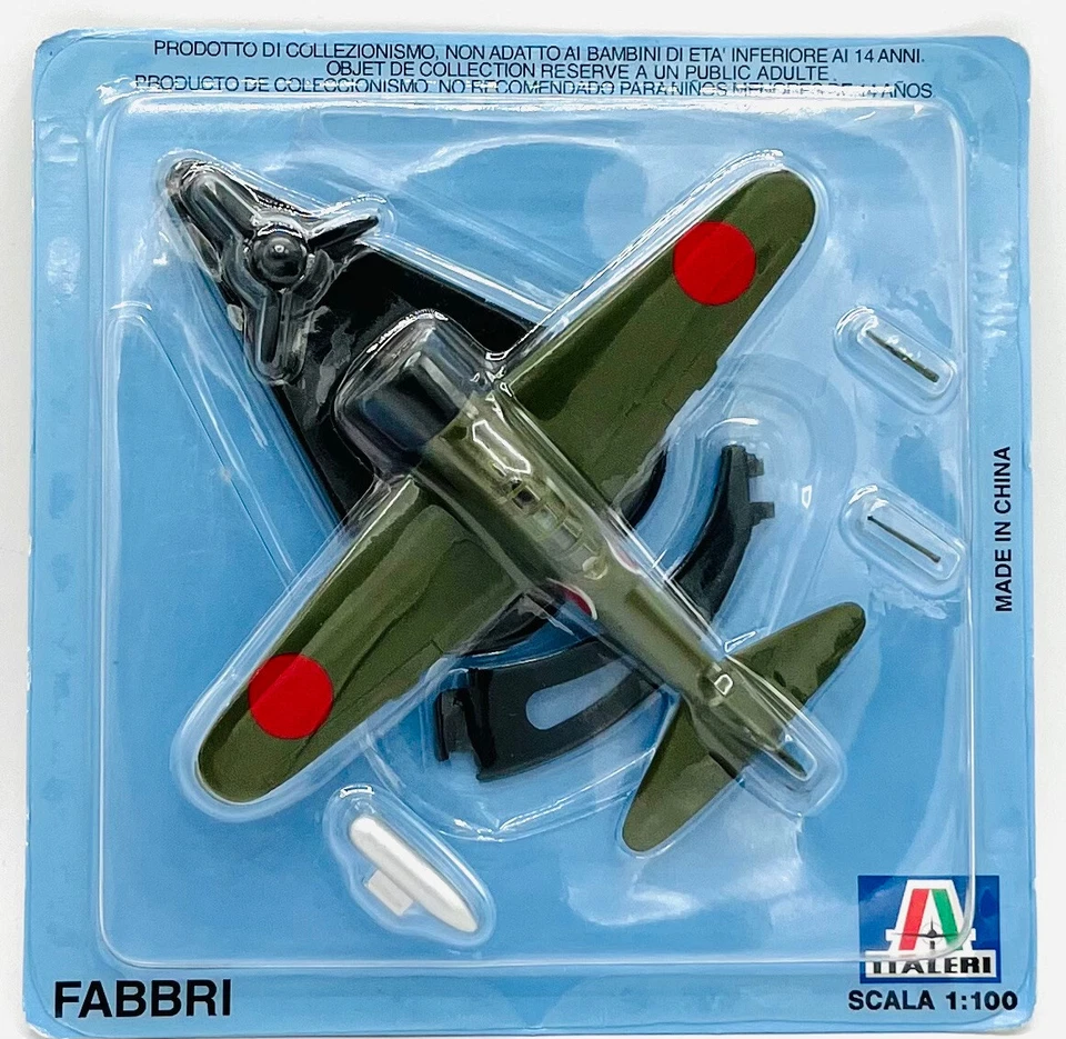 EBOND Modellino Aereo Militare Mitsubishi A6M Zero - Fabbri - 1:100 - 0558 - Immagine 1 di 1
