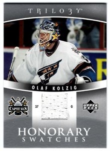 2006-07 Upper Deck Trilogy Honorary Swatches #HS-OK Olaf Kolzig Washington