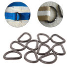 10Pcs Metal D Ring Buckle Clasp For Bag Handbag Purse Strap Belt Accessories