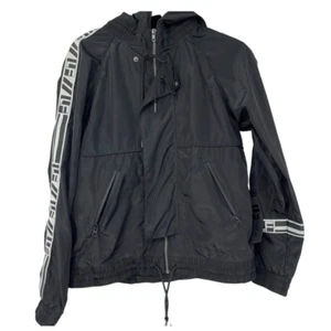 LF THE BRAND BLACK LIGHTWEIGHT WINDBREAKER HOODIE SIZE XS - Picture 1 of 5