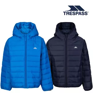 Trespass Boys Padded Jacket 2 Stud Pockets Kelmarsh - Picture 1 of 5