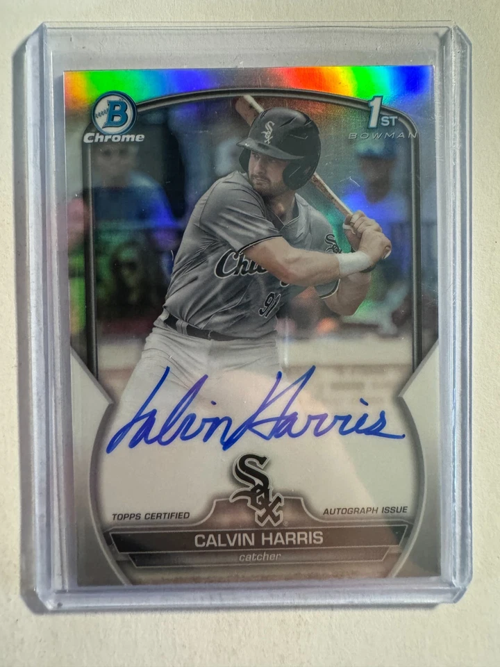 K234,745 - 2023 Bowman Chrome Draft Auto Refractors #CDACHA Calvin Harris #/499 - Image 1 of 1