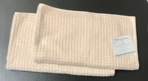 SET OF 2 New Tommy Bahama Soft Cotton Hand Towels Northern Pacific Khaki - Picture 1 of 3