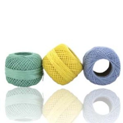 Vintage Anchor Pearl Perle Cotton Threads #8 Ball Skein for bead crochet... - Image 1 of 4