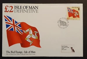 ISLE OF MAN STAMPS 1994 £2 DEFINITIVE RED ENSIGN FIRST DAY COVER WITH INSERT (w) - Picture 1 of 3