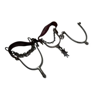 Vintage Toy Cowboy Spurs Lot of PARTS or PIECES Gene Autry Star Steel Silver - Picture 1 of 10