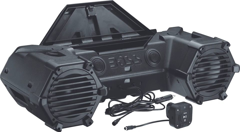 BOSS Audio Bluetooth ATV/UTV Sound System 8" Weather-Proof Marine 12V ATVB95LED - Image 1 of 1