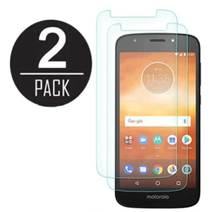 2X PACK TEMPERED GLASS SCREEN PROTECTOR FOR MOTOROLA MOTO E5 CRUISE E5 PLAY - Picture 1 of 5