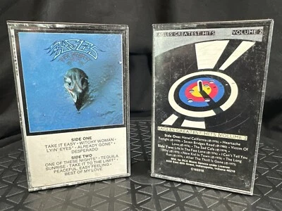 The Eagles 2 Cassette Lot: Their Greatest Hits 1971-1975, Greatest Hits Vol 2 - Image 1 of 4