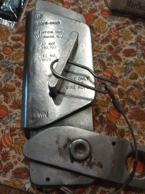 Gemtor VW125 Static Rope Grab 5/16" Wire Rope Cable - Image 1 of 3