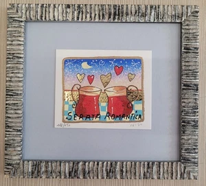 Leo Nisi   Serigrafia Serata romantica - Picture 1 of 1