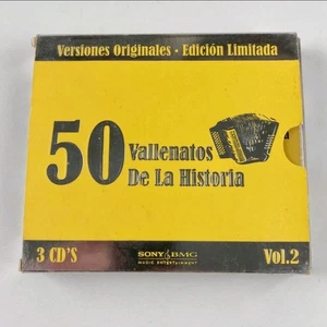 50 Vallenatos De La Historia Vol 2 CD Hermanos Zuleta Felipe Pelaez Los Betos - Picture 1 of 3