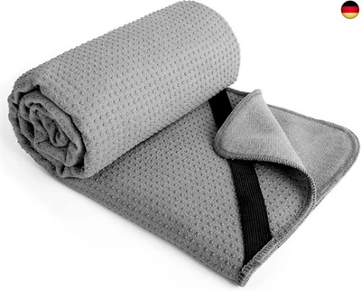 Polyte - Yoga Handtuch aus Mikrofaser mit Rutschfester Silikon Unterfläche und  - Bild 1 von 4