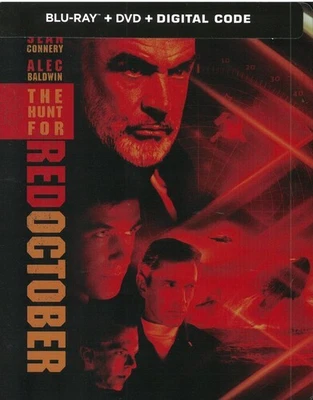 The Hunt for Red October (Steelbook) [Used Very Good Blu-ray] With DVD, Steelb - Image 1 of 3