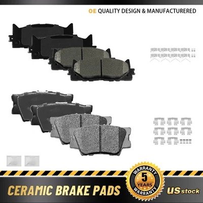 Pastillas de freno delanteras y traseras de cerámica para Toyota Camry 2007-2018 Lexus ES350 ES300h Foto 1 de 4