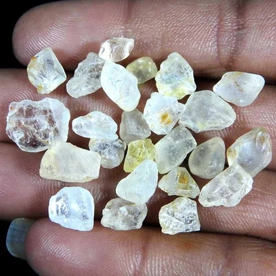 Lote de piedras preciosas de cabujón áspera faceta topacio blanco 100 % natural 64,00 quilates Foto 1 de 3