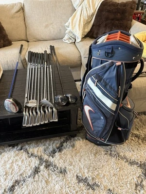 Compete Right Handed Taylormade, Adams, & Wilson Golf Club Set W/ Nike Golf Bag - Image 1 of 4