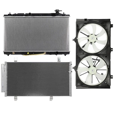 Kit de ventilador condensador radiador eléctrico para Toyota Venza 2009 2010-2012 Foto 1 de 4