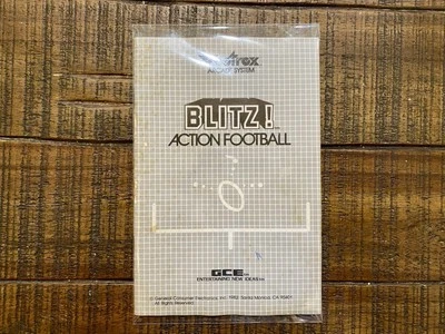 Blitz! Action Football - Vectrex Arcade System - Manual Only - Image 1 of 3