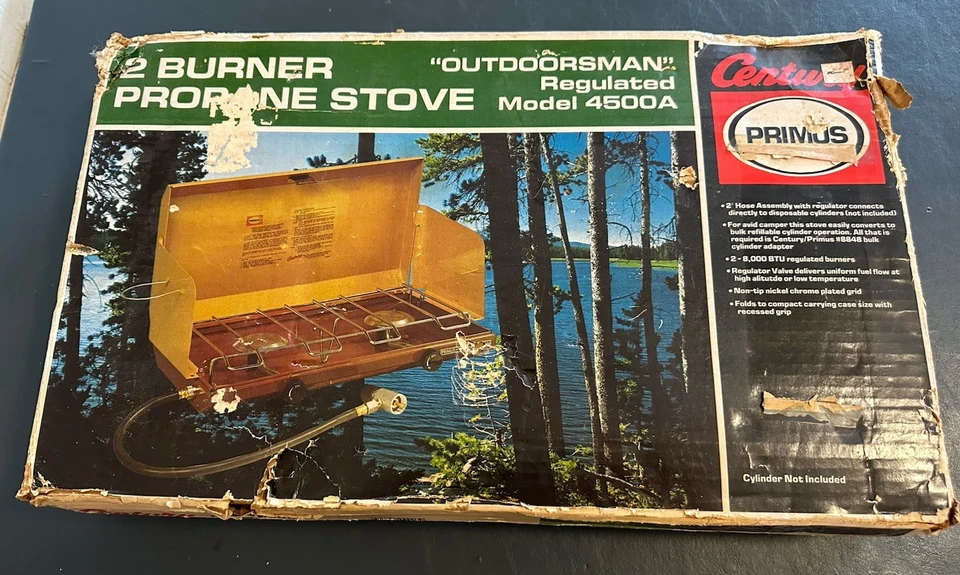 Estufa de propano de 2 quemadores Century Primus modelo 4500A para exteriores NUEVA Foto 1 de 4