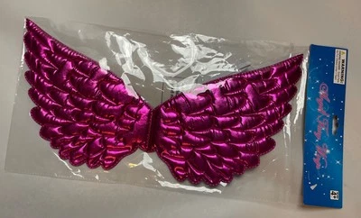 Girls Glossy Angel Fairy Wings Dress Up Pink Color - Image 1 of 2