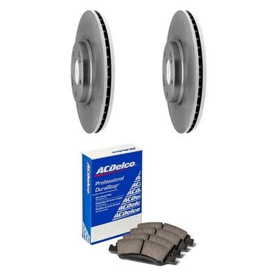 For Hyundai Elantra 17-20 ACDelco Gold Slotted Front Brake Kit w Ceramic Pads - Imagem 1 de 4