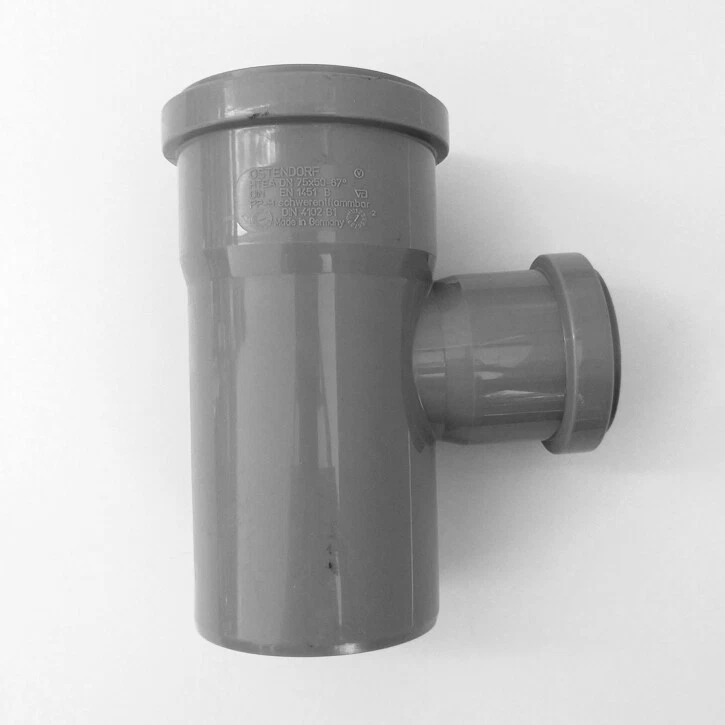HT Abzweig HTEA Einfach Abzweig DN75/50/87° grau innen HT Rohr - Bild 1 von 1