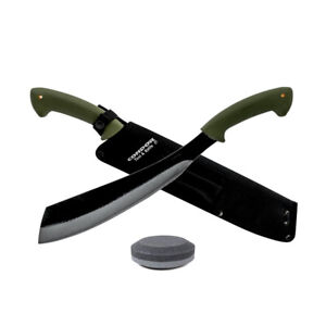 Condor Tool & Knife Bushcraft Parang Machete with Nylon Sheath + Sharpener