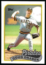 1989 Topps #478 Doug Drabek Pittsburgh Pirates 