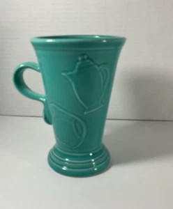 Fiesta Ware Coffee Mugs Cappuccino Latte Tall Pedestal Rare Retired 21 Oz. - Picture 1 of 5