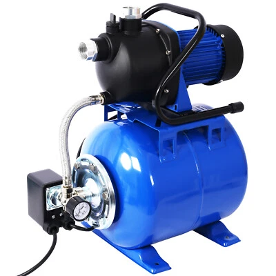 1.6HP Shallow Well Pump with Pressure Tank,garden water pump, Irrigation Pump - Image 1 of 4