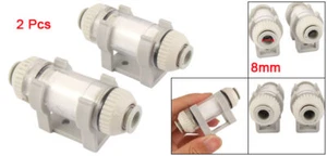 2 Pcs ZFC200-08-B 8mm OD Tube One Touch Fitting Air Suction Filter - Picture 1 of 2
