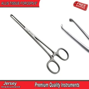 Allis Tissue Pinzette 6" Gewebegreifung chirurgische Klemme Gynäkologie Instrumente CE - Bild 1 von 4