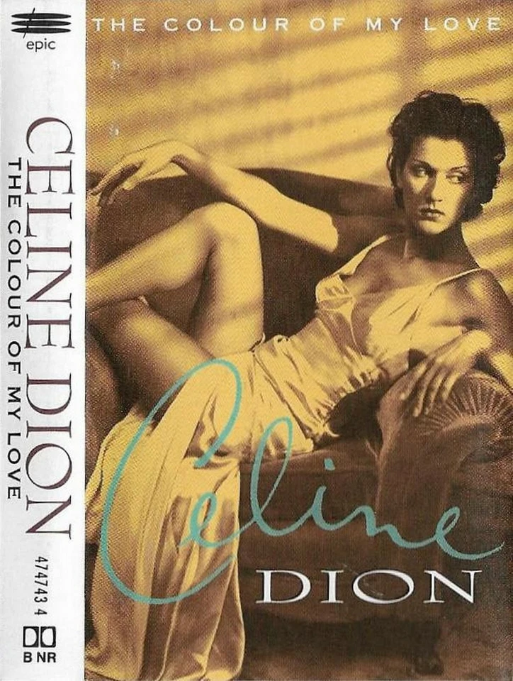 Celine Dion ‎The Colour Of My Love CASSETTE ALBUM Epic 474743 4 Soft Rock Ballad - Image 1 of 4