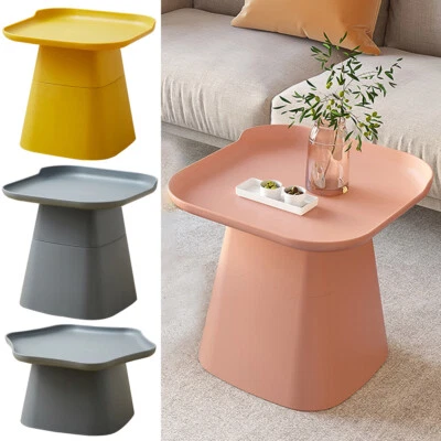 Mesa de Centro Cama Extremo Moderna Mesa Auxiliar Sofá Bandeja para Aperitivos Soporte para Portátil Escritorio Foto 1 de 4