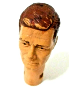 VTG Marx JOHNNY WEST head COWBOY  Figure 1960's Replacement Parts  ( 3) - Picture 1 of 2